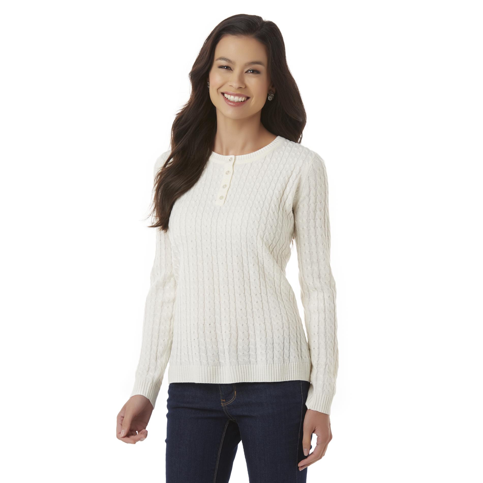 Laura Scott Petite's Henley Sweater