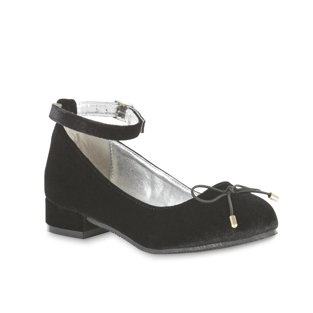 Sparkle & Tux Girl's Ivana Black Dress Shoe
