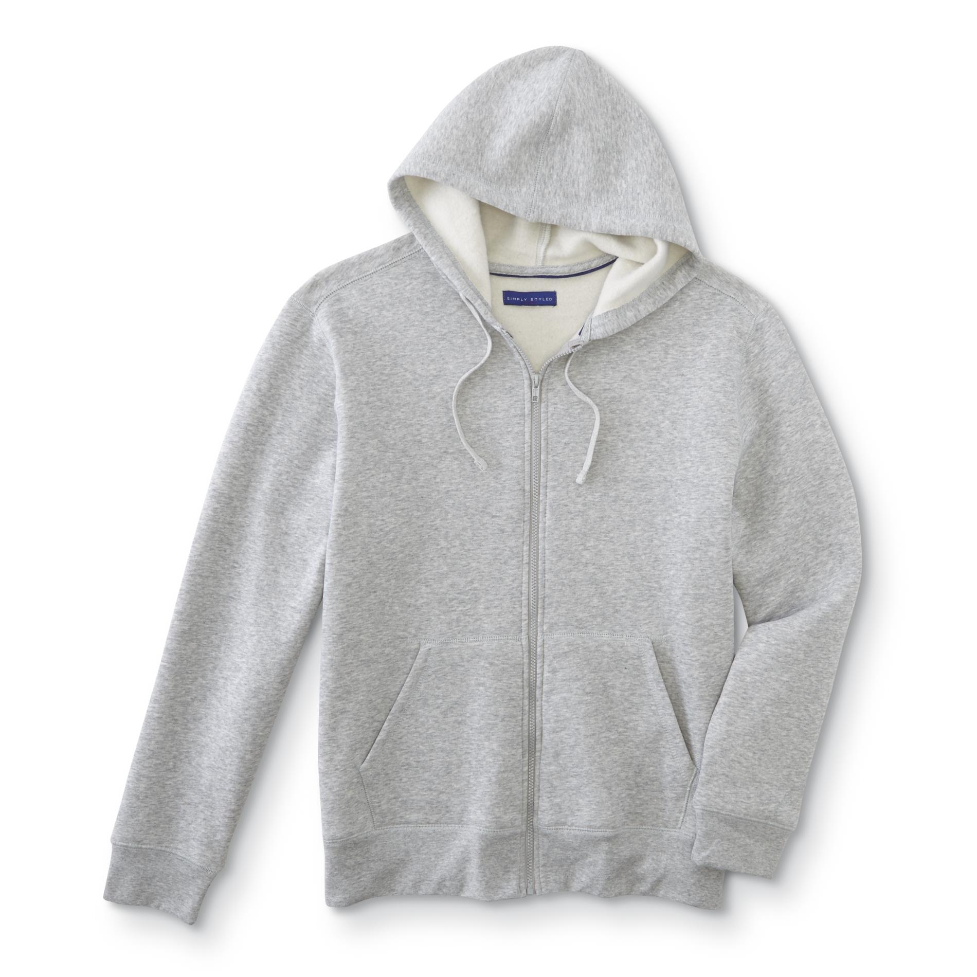 Simply Styled Men's Fleece Hoodie Jacket | Shop Your Way: Online ...