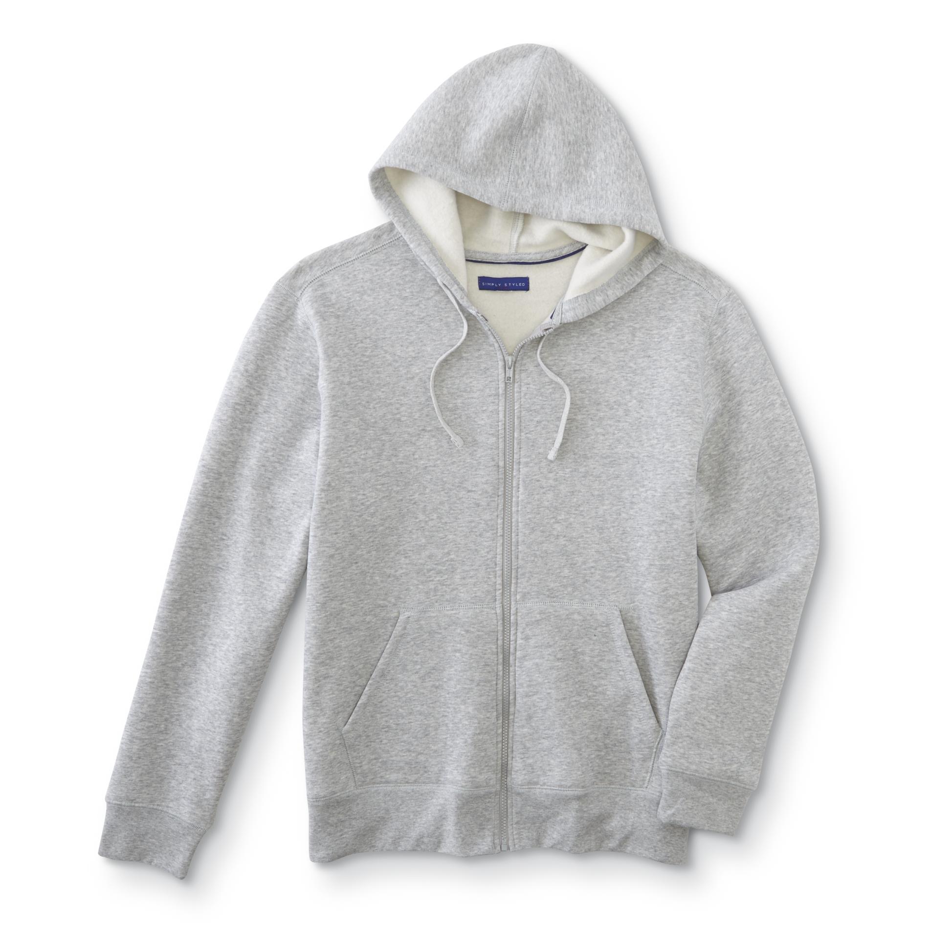 Simply Styled Men's Fleece Hoodie Jacket