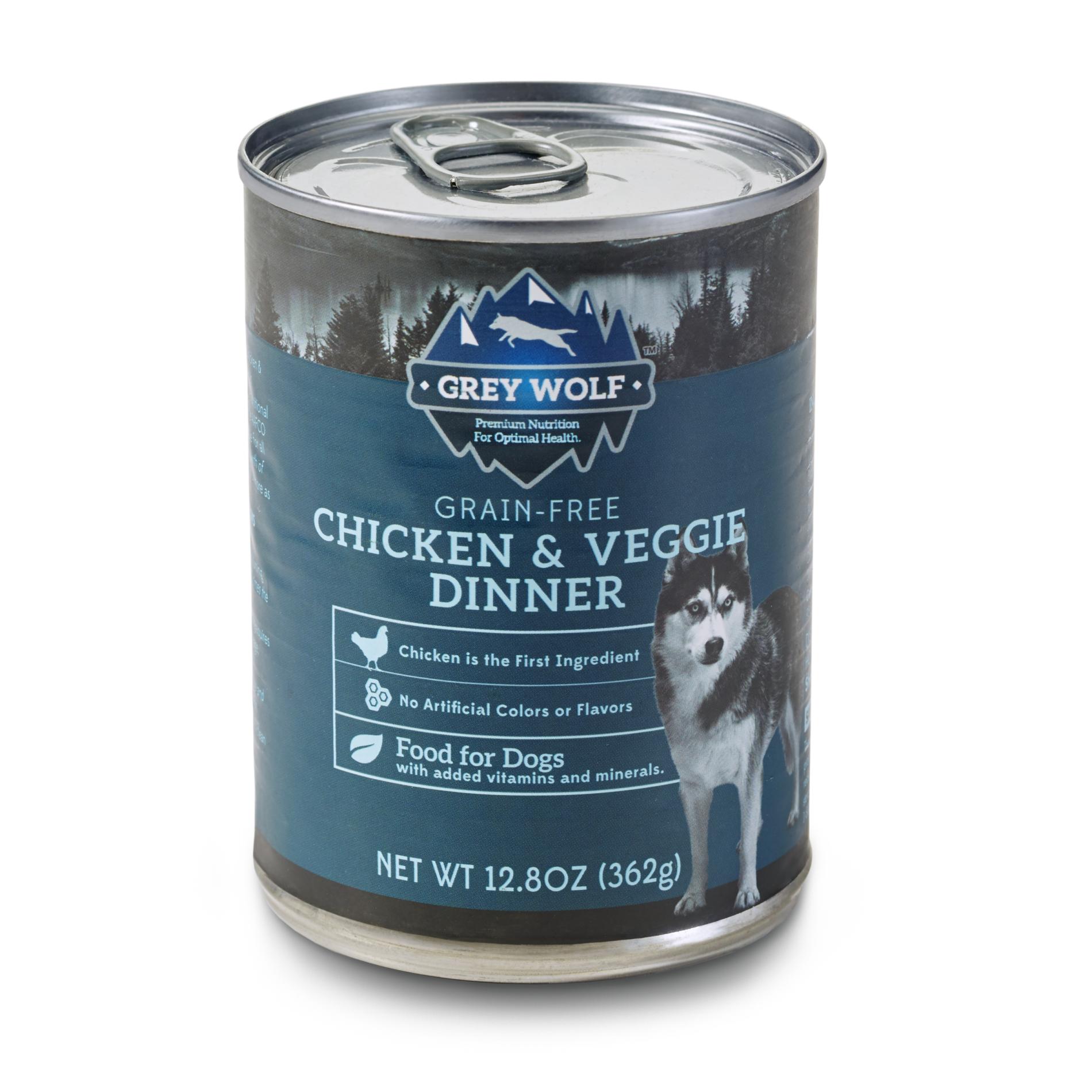 grey wolf dog food