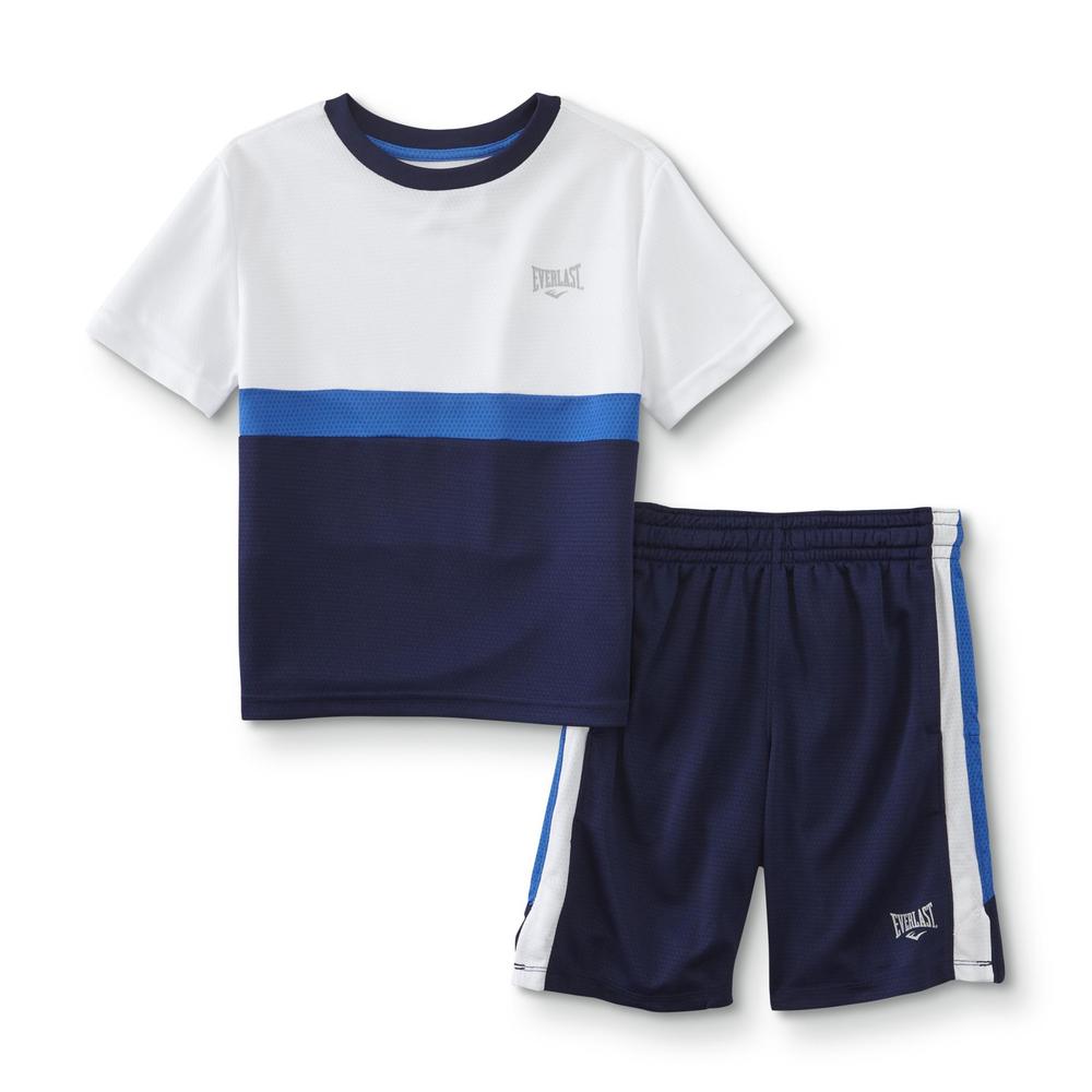 Everlast&reg; Boys' Athletic T-Shirt & Shorts - Colorblock