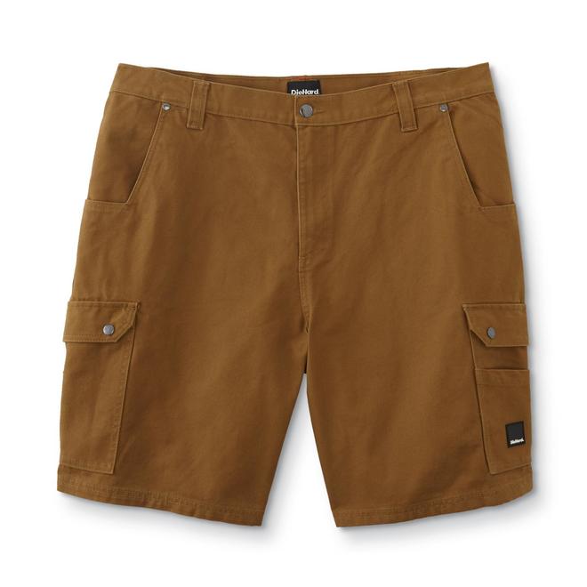 DieHard Men's Big & Tall Duck Canvas Cargo Shorts
