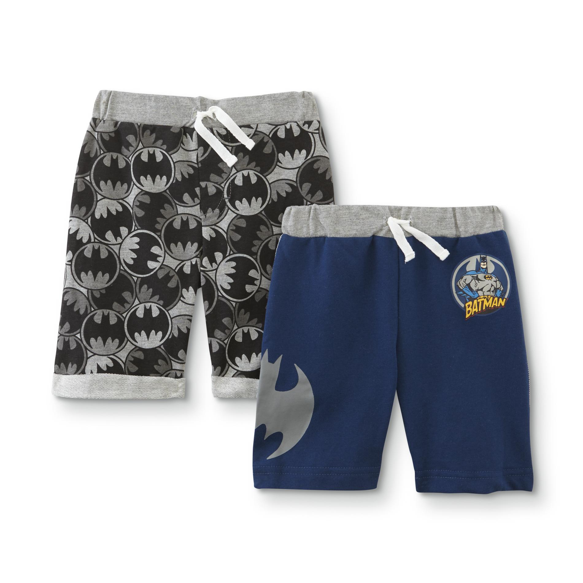 Batman Toddler Boys' 2-Pack Jogger Shorts, Size: 2T, Grey Batman Toddler Boys' 2-Pack Jogger Shorts, Size: 2T, Grey