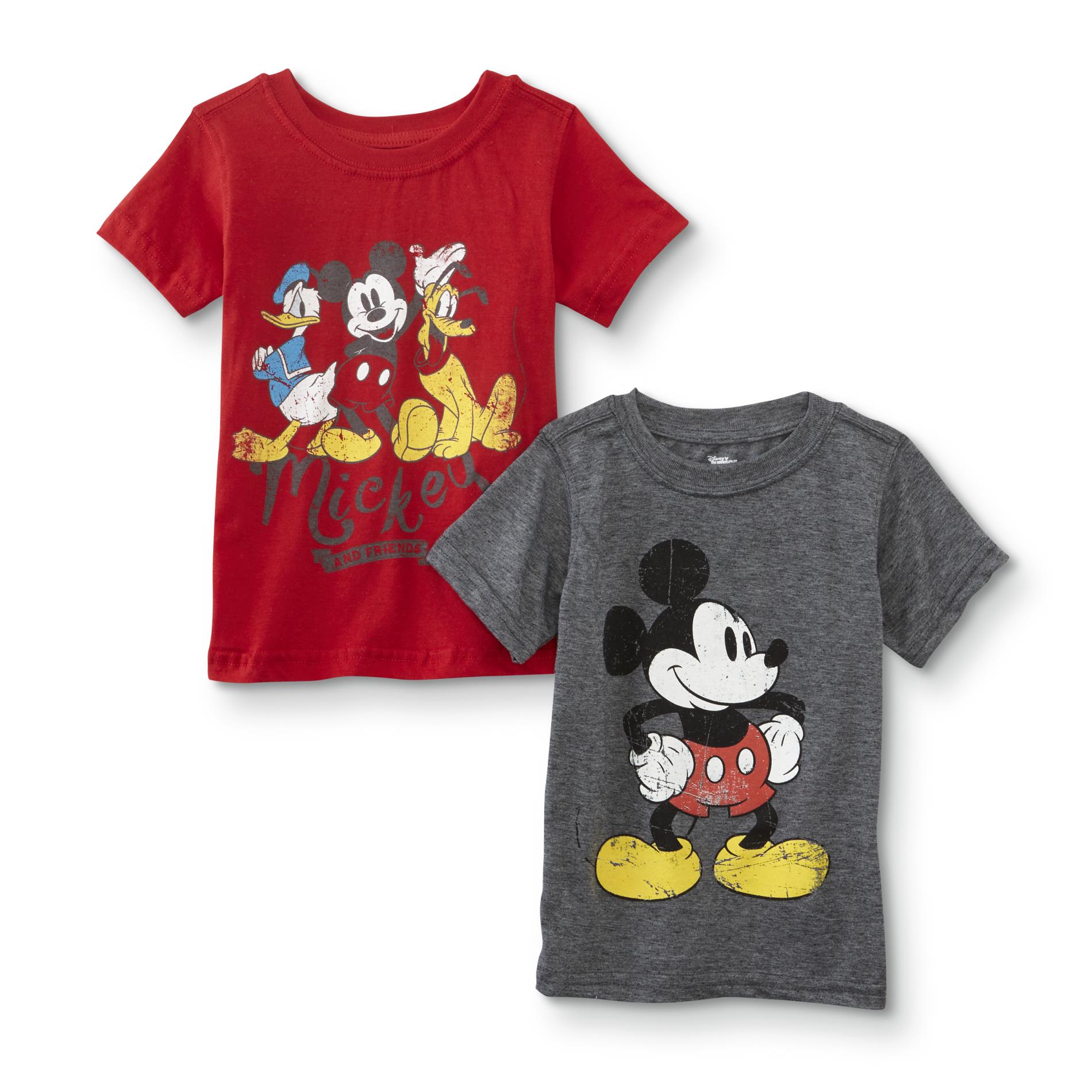 Disney Mickey Mouse Toddler Boys' 2-Pack Graphic T-Shirts, Size: 2T, Multi-color Disney Mickey Mouse Toddler Boys' 2-Pack Graphic T-Shirts, Size: 2T, Multi-color