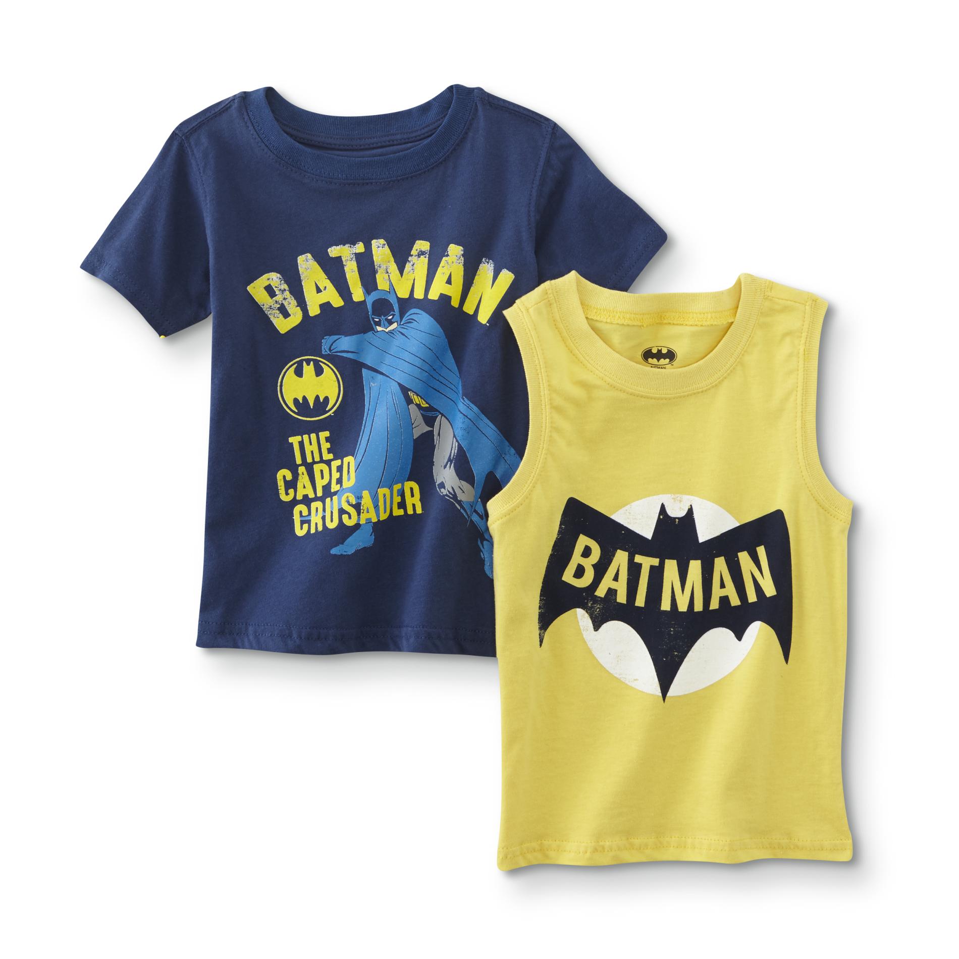 Batman Toddler Boys' T-Shirt & Muscle Shirt, Size: 2T, Multi-color Batman Toddler Boys' T-Shirt & Muscle Shirt, Size: 2T, Multi-color