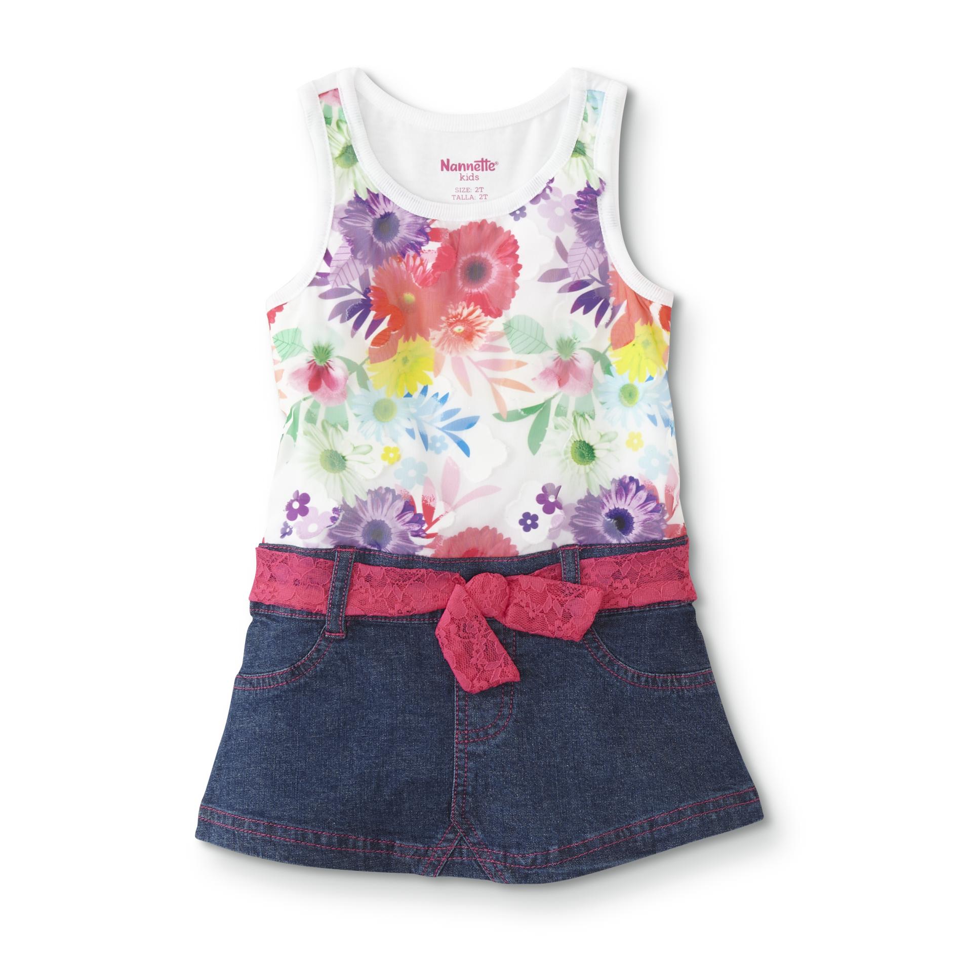 Toddler Girls' Tank Dress - Floral