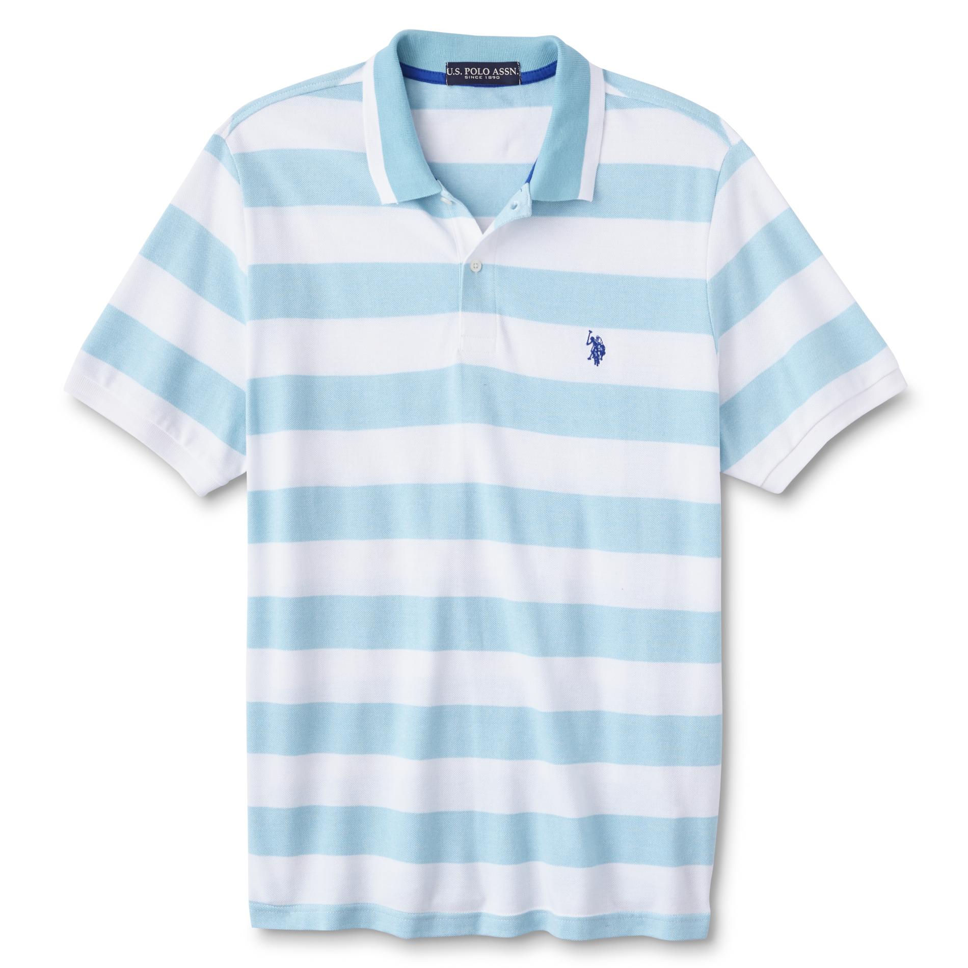 U.S. Polo Assn. Men's Marled Polo Shirt - Striped