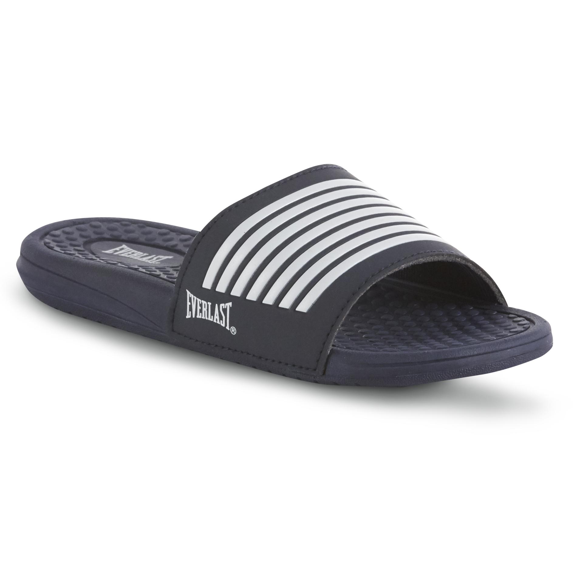 Boys Jaden Slide Sandal Navy Boys Jaden Slide Sandal Navy