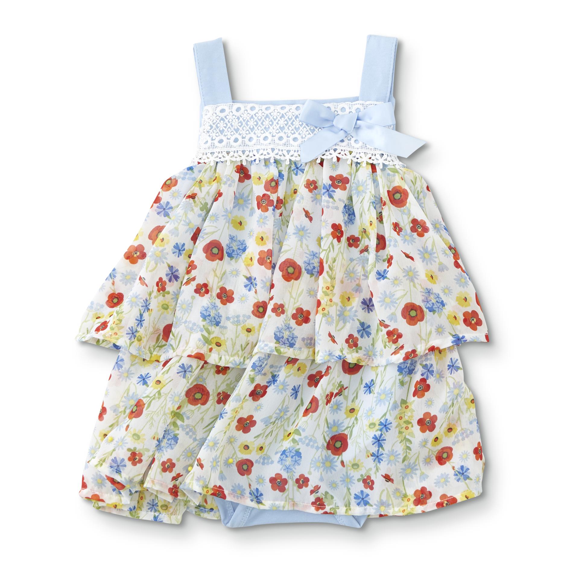 Nanette Infant Girls' Bodysuit Dress - Floral