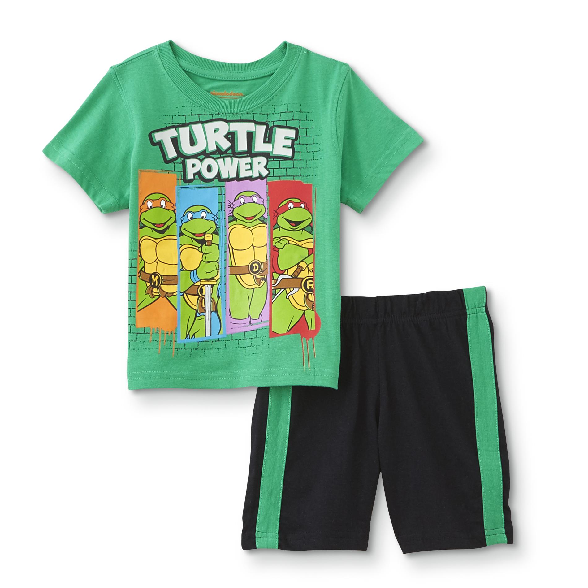 Teenage Mutant Ninja Turtles Infant and Toddler Boys' T-Shirt & Shorts