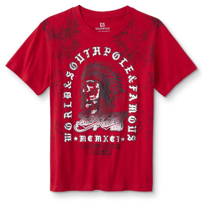 Southpole Boys' Graphic T-Shirt - Skeleton Chief