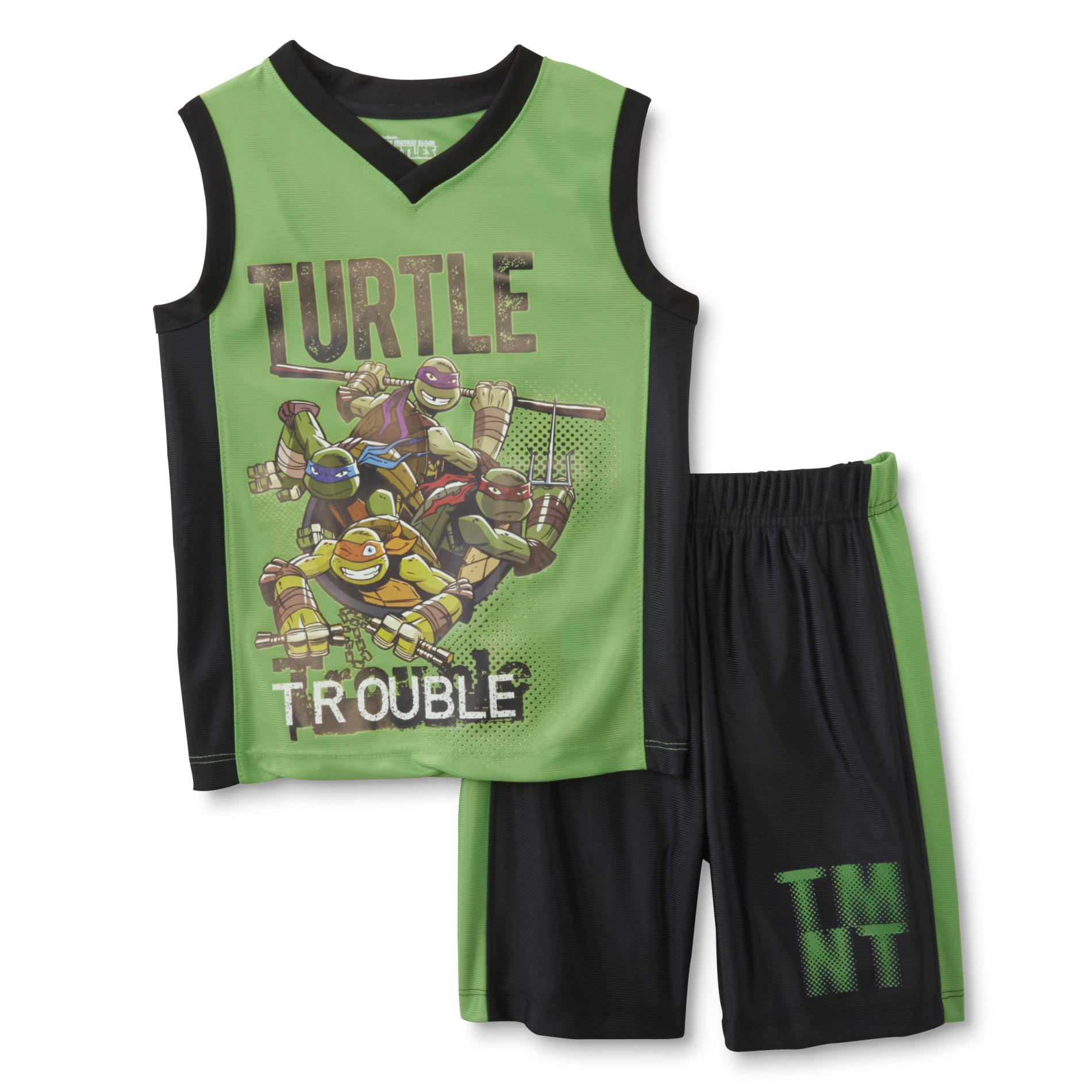 Nickelodeon Teenage Mutant Ninja Turtles Boy's Muscle Shirt & Shorts