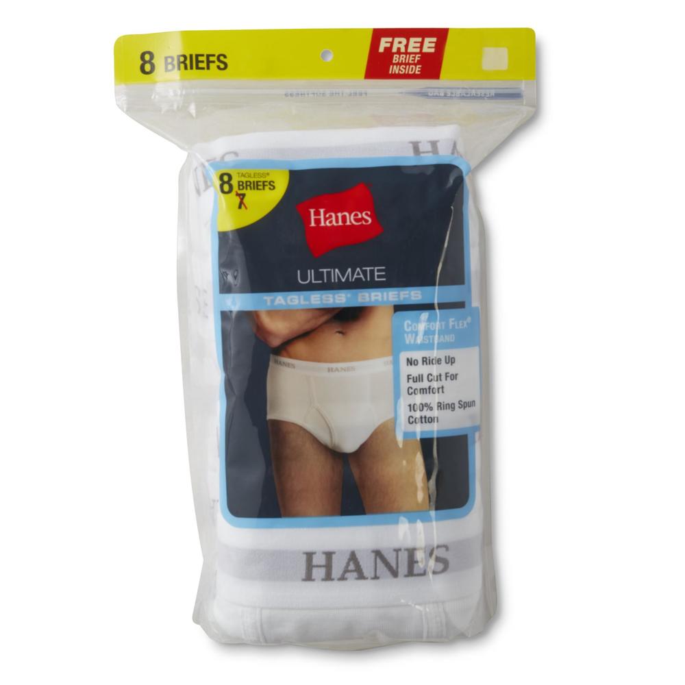 Hanes Men's 8-Pack Ultimate Tagless Briefs
