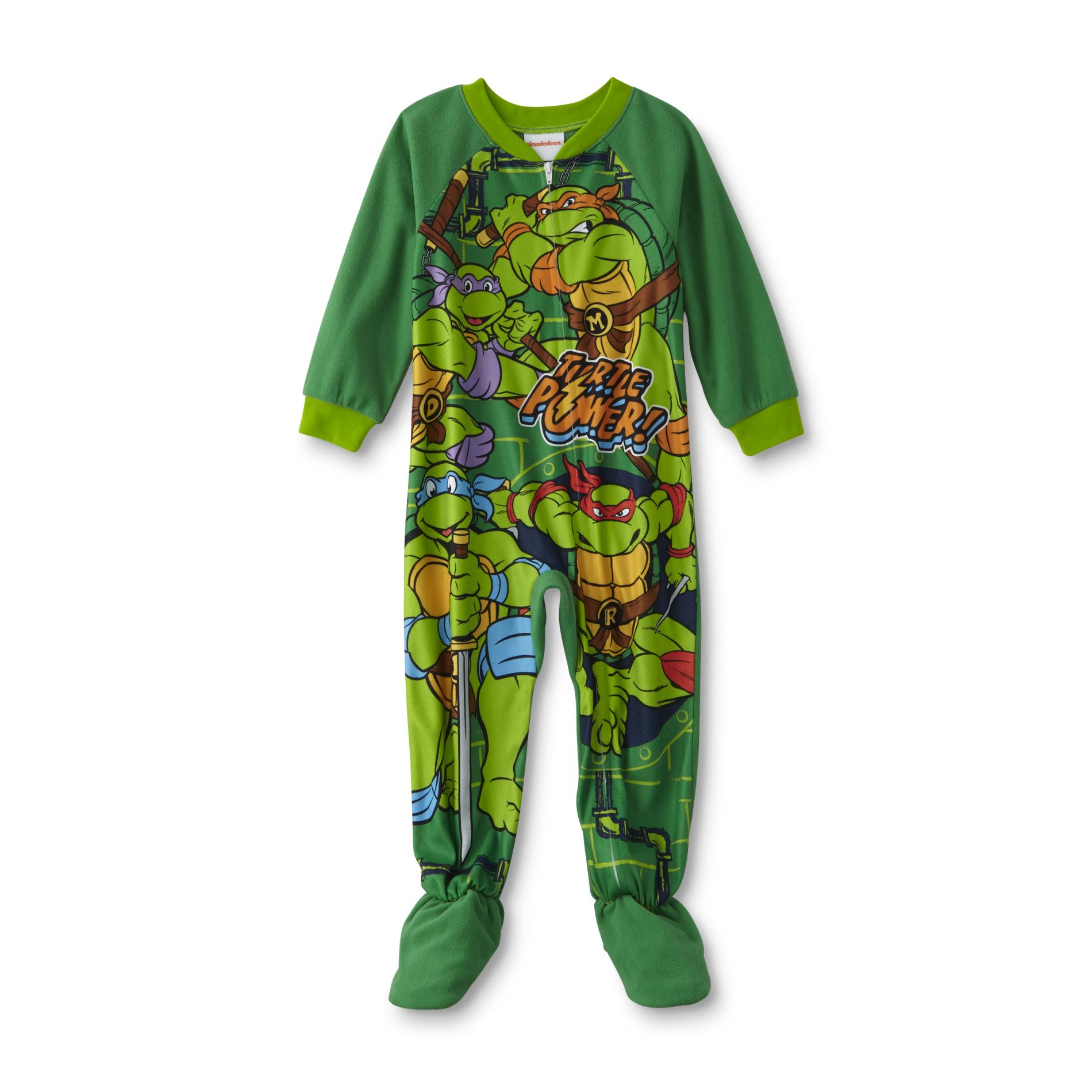 Nickelodeon Teenage Mutant Ninja Turtles Toddler Boy's Sleeper Pajamas