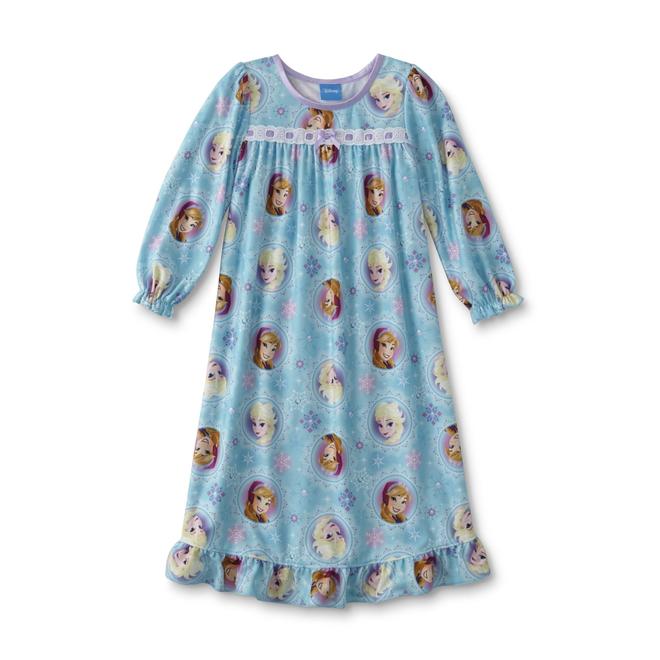 Disney Frozen Toddler Girl's Nightgown Anna & Elsa