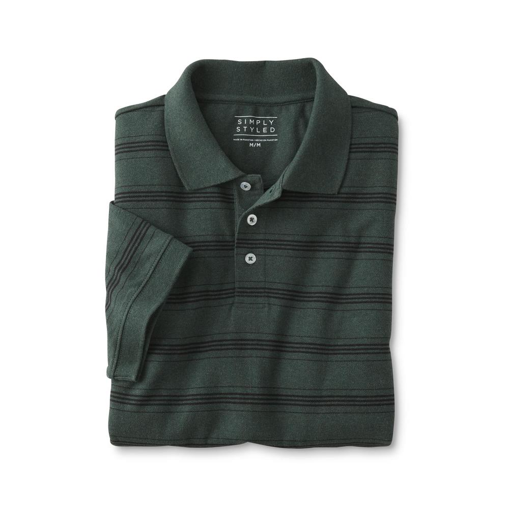 Simply Styled Men's Polo Shirt - Striped