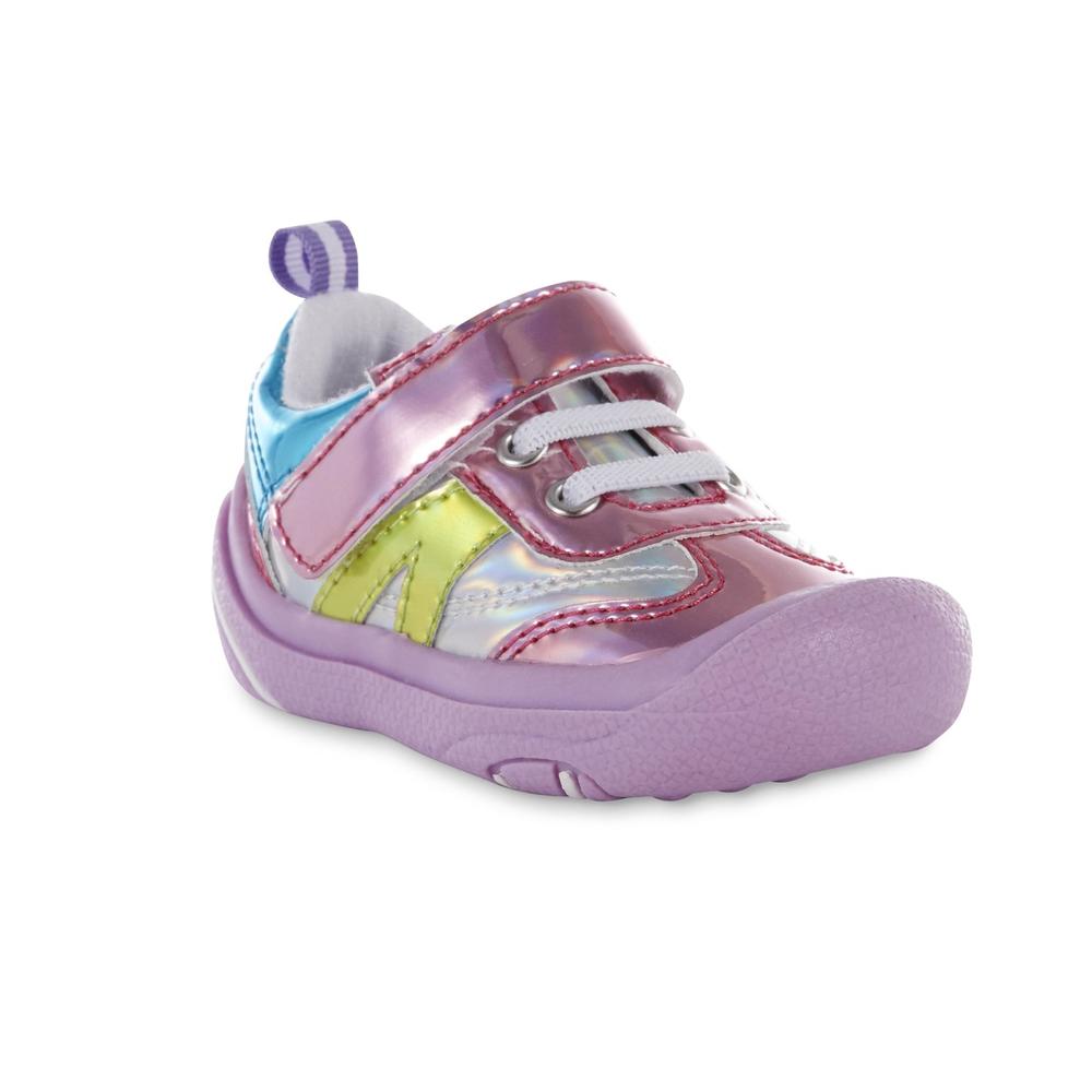 Rising Star Baby Girl's Pink/Blue/Yellow Training Shoe