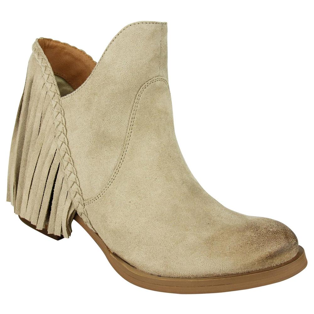 Not Rated Women's Braxton Taupe Ankle Bootie