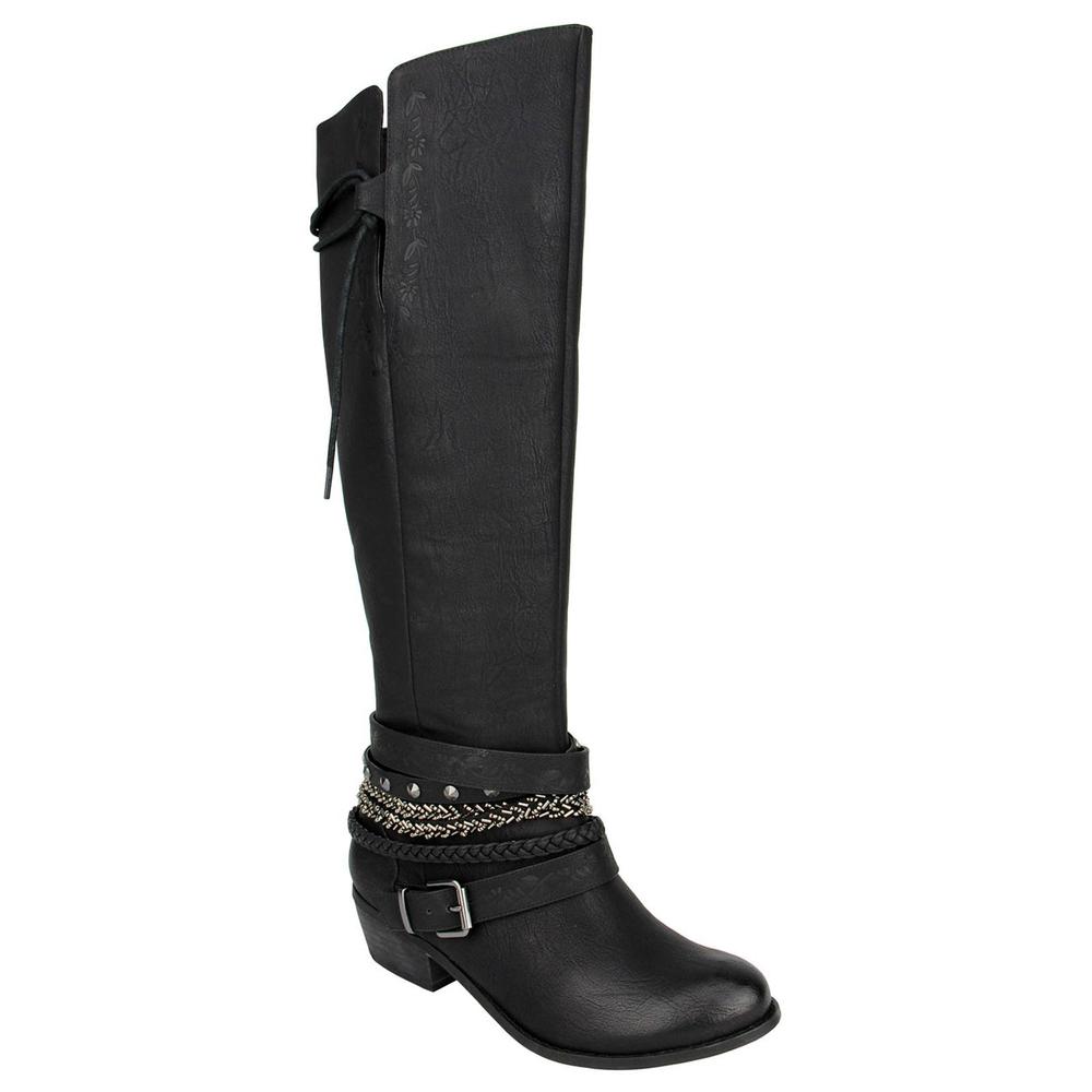 Not Rated Women's Odessa Black Knee High Boot