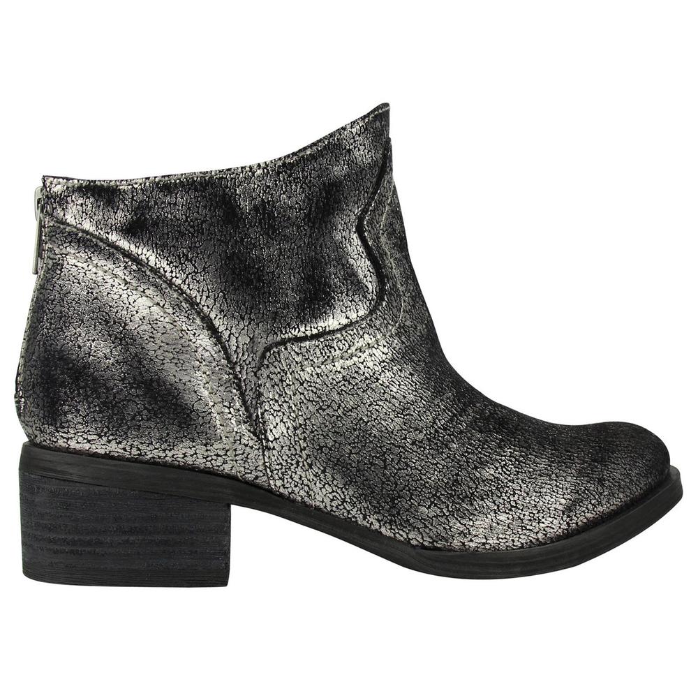 Not Rated Women's Sagitta Silver Ankle Bootie