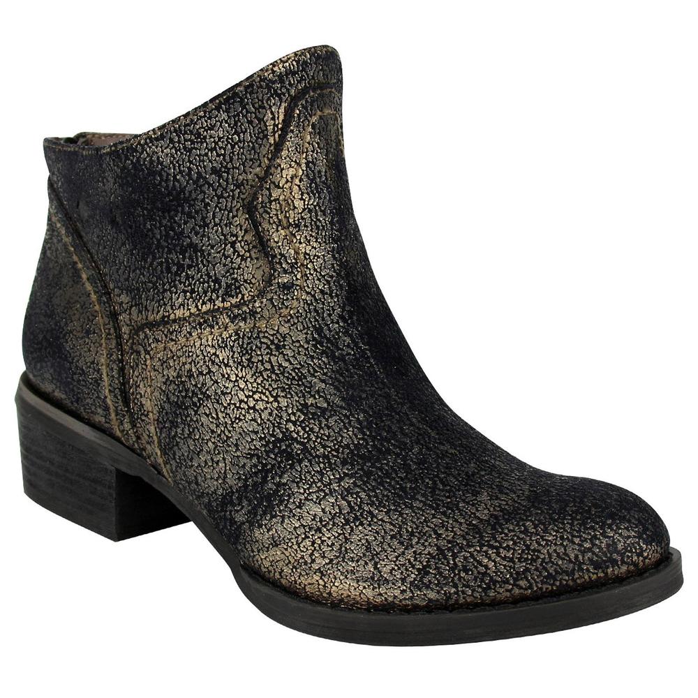 Not Rated Women's Sagitta Gold Ankle Bootie