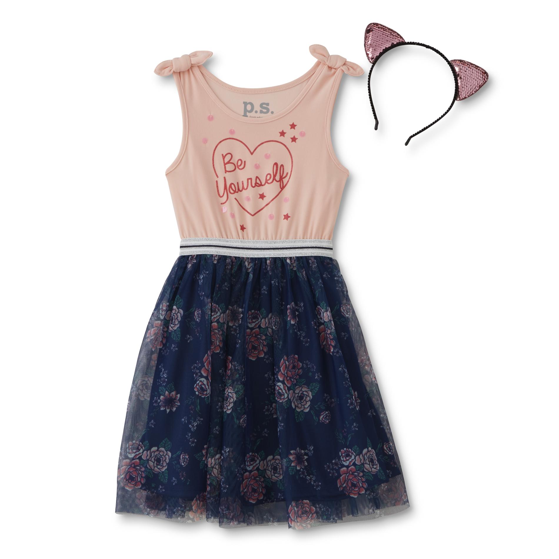 Aero Girls' Sleeveless Tutu Dress & Headband - Be Yourself, Size: 7, Light Pink Aero Girls' Sleeveless Tutu Dress & Headband - Be Yourself, Size: 7, Light Pink