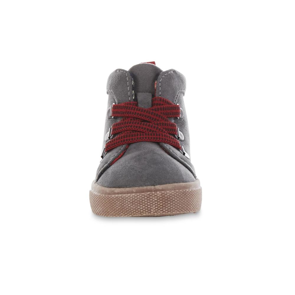 Carter's Toddler Boy's Gray/Red Fashion Boot