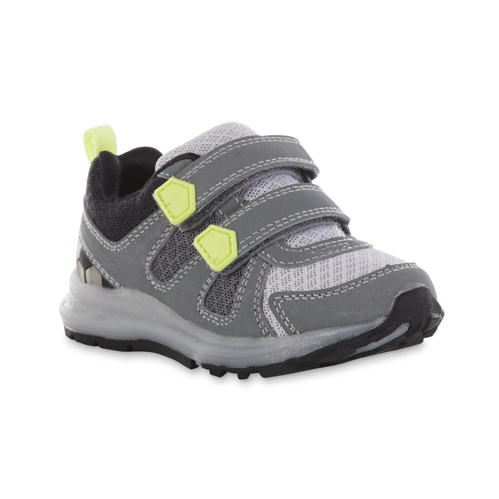 Carter's Toddler Boy's Fury Gray/Yellow Light-Up Athletic Shoe