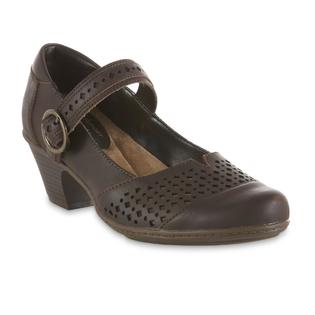I Love Comfort Women S Claudia Embellished Mary Jane Shoe Brown
