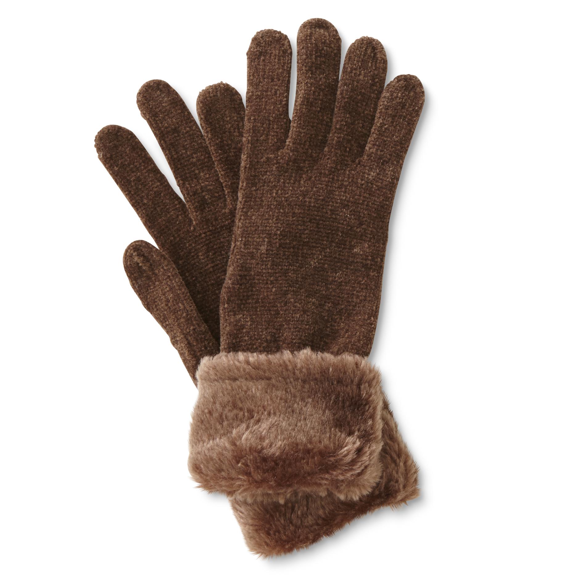 Women's Chenille Gloves