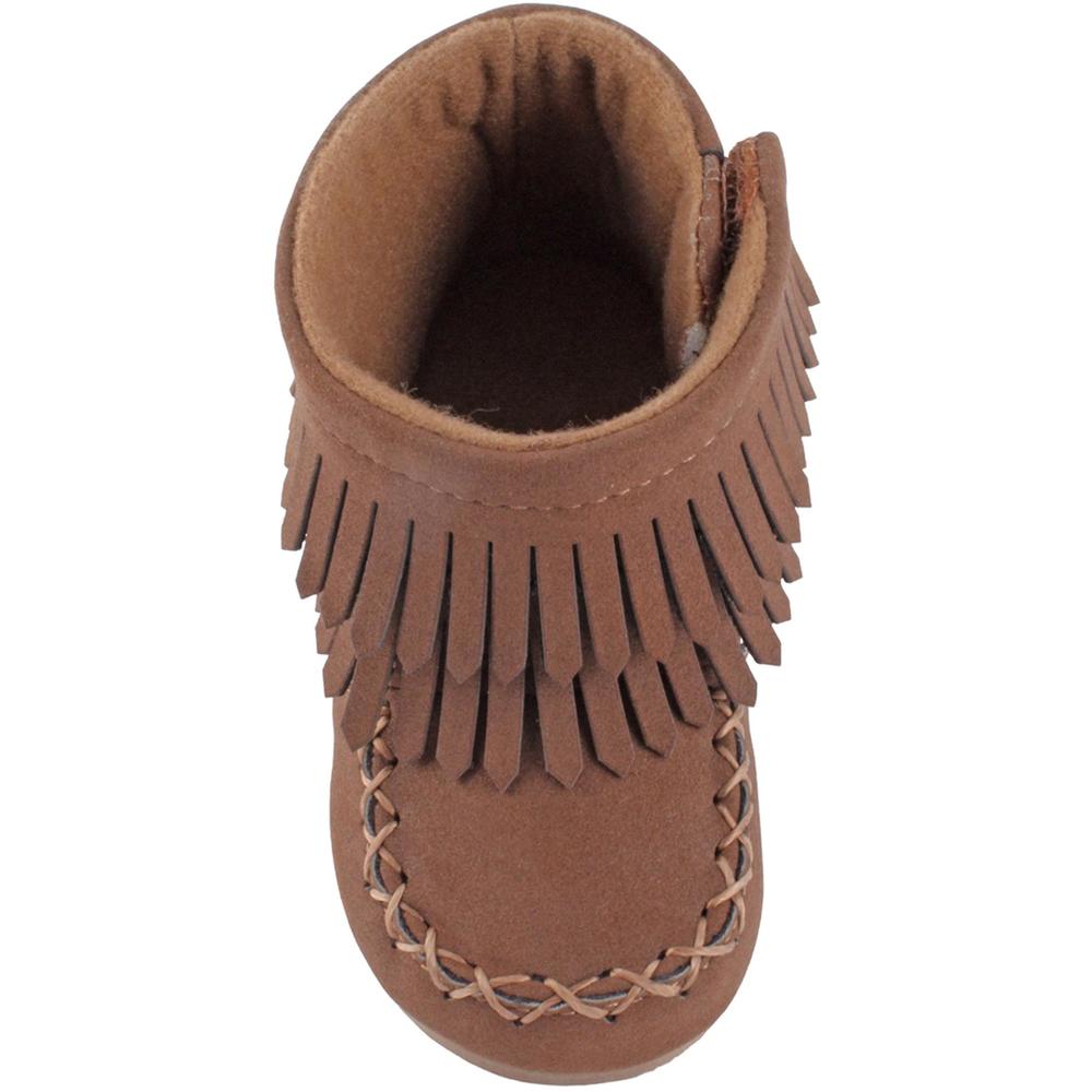 Natural Steps Toddler Girl's Shiloh Brown Moccasin Bootie