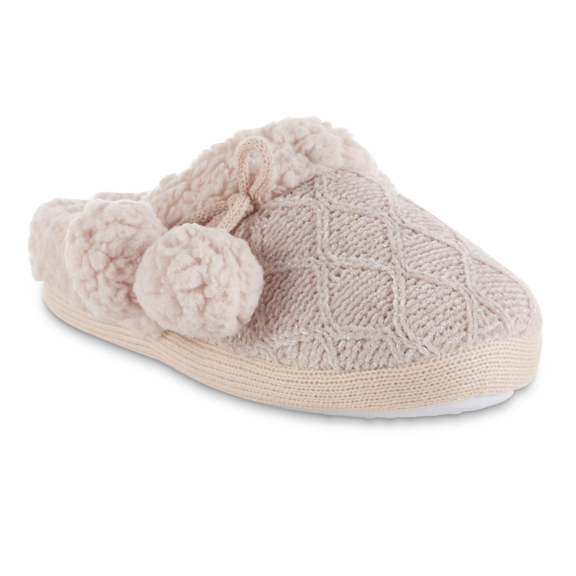 Joe Boxer Women's Kori Knit Slipper - Blush Pink