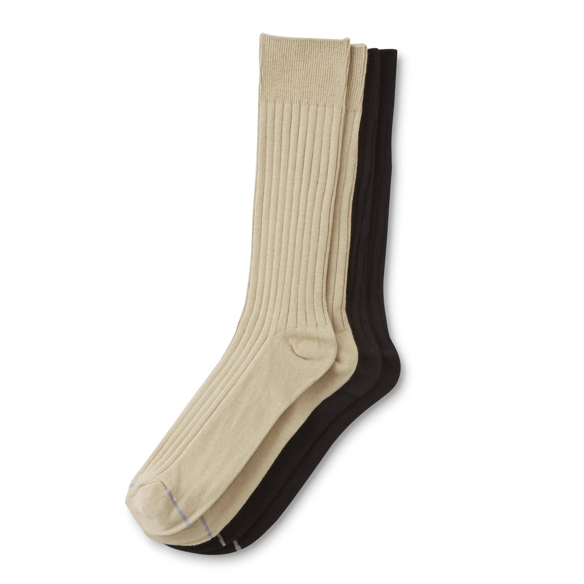 Silvertoe Men's 2-Pairs Crew Socks, Size: One size Silvertoe Men's 2-Pairs Crew Socks, Size: One size