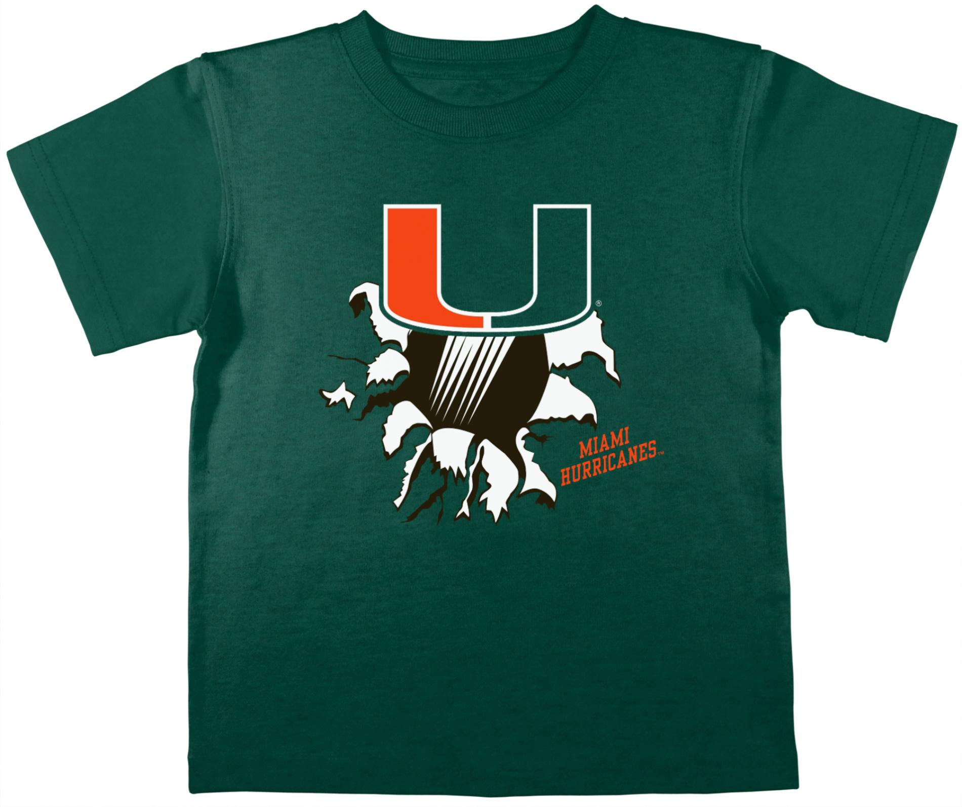 NCAA Toddler Boy's T-Shirt - University of Miami Hurricanes