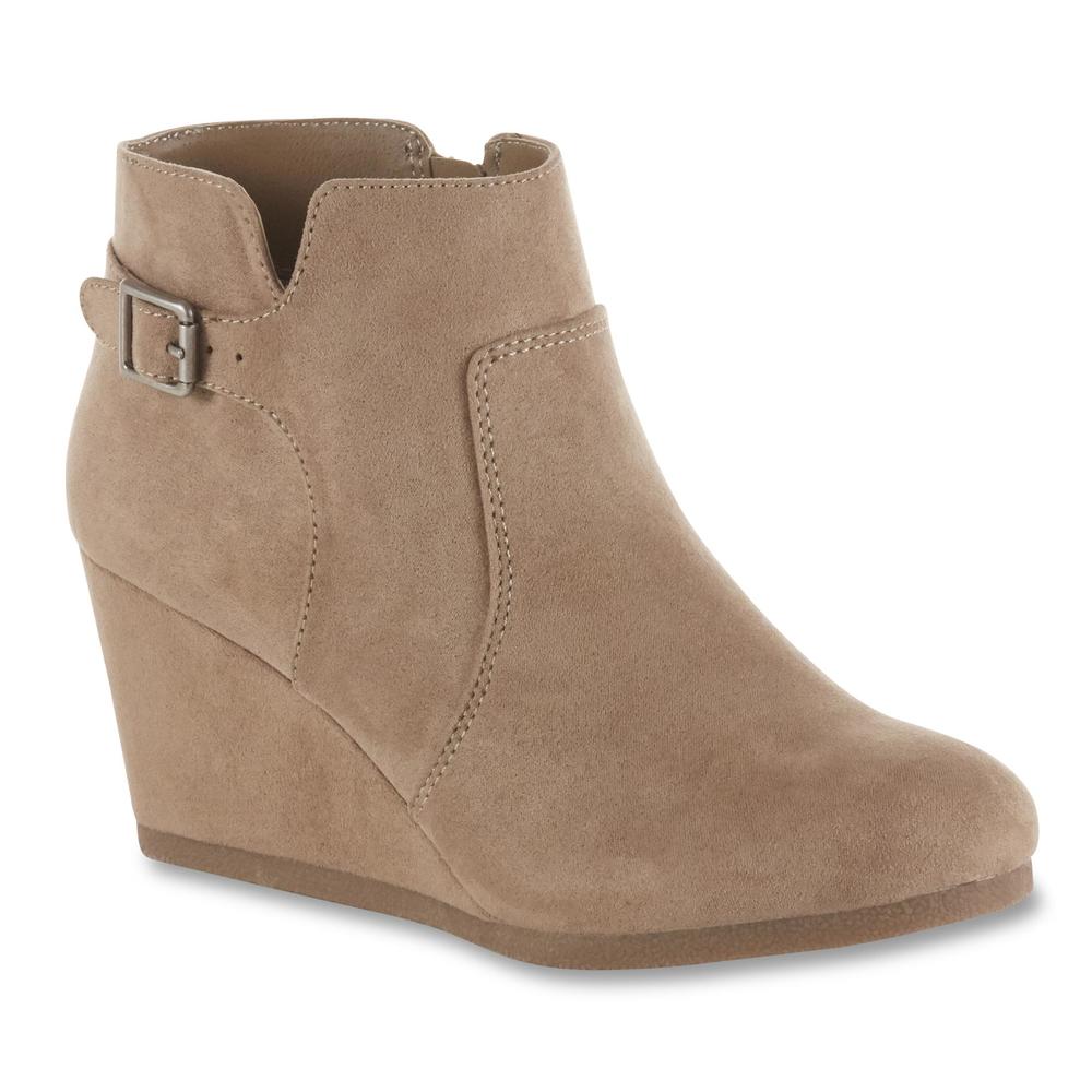 Simply Styled Women's Lila Wedge Bootie - Tan