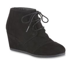 Simply Styled Women's Astrid Wedge Bootie - Black