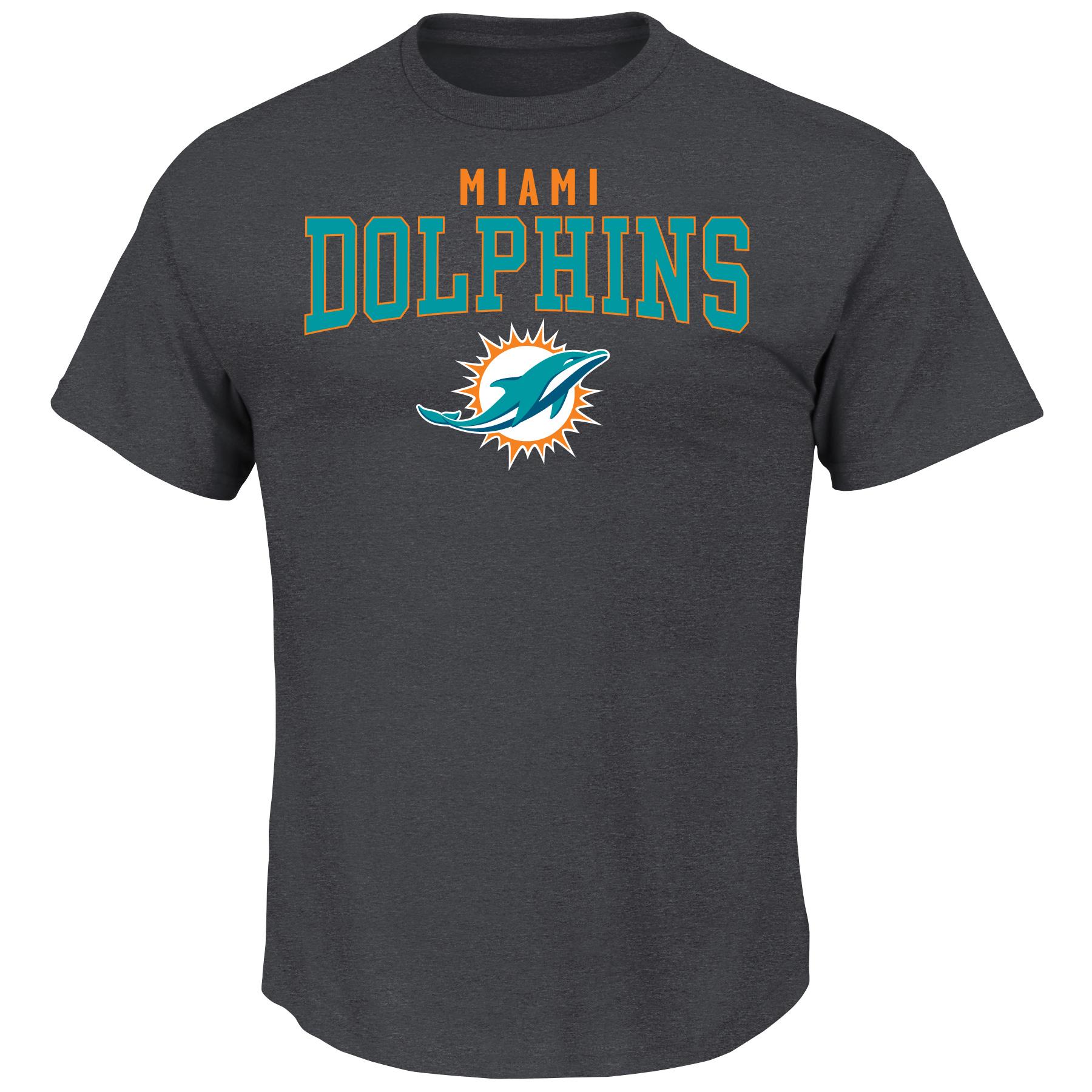 NFL Men's Big & Tall Graphic T-Shirt - Miami Dolphins