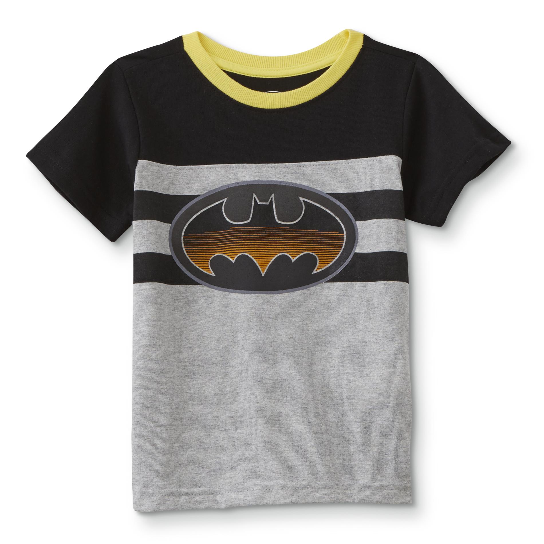 Batman Toddler Boys' Graphic T-Shirt - Bat Symbol, Size: 3T, Grey/Black Batman Toddler Boys' Graphic T-Shirt - Bat Symbol, Size: 3T, Grey/Black