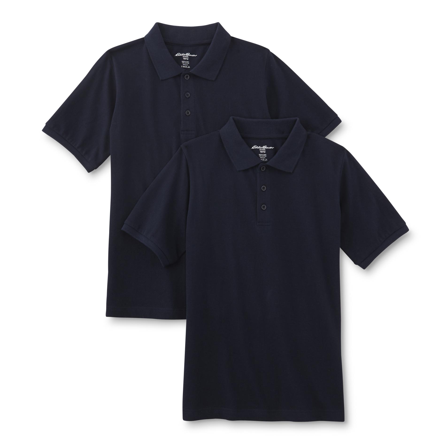 Eddie Bauer Boys' 2-Pack Polo Shirts