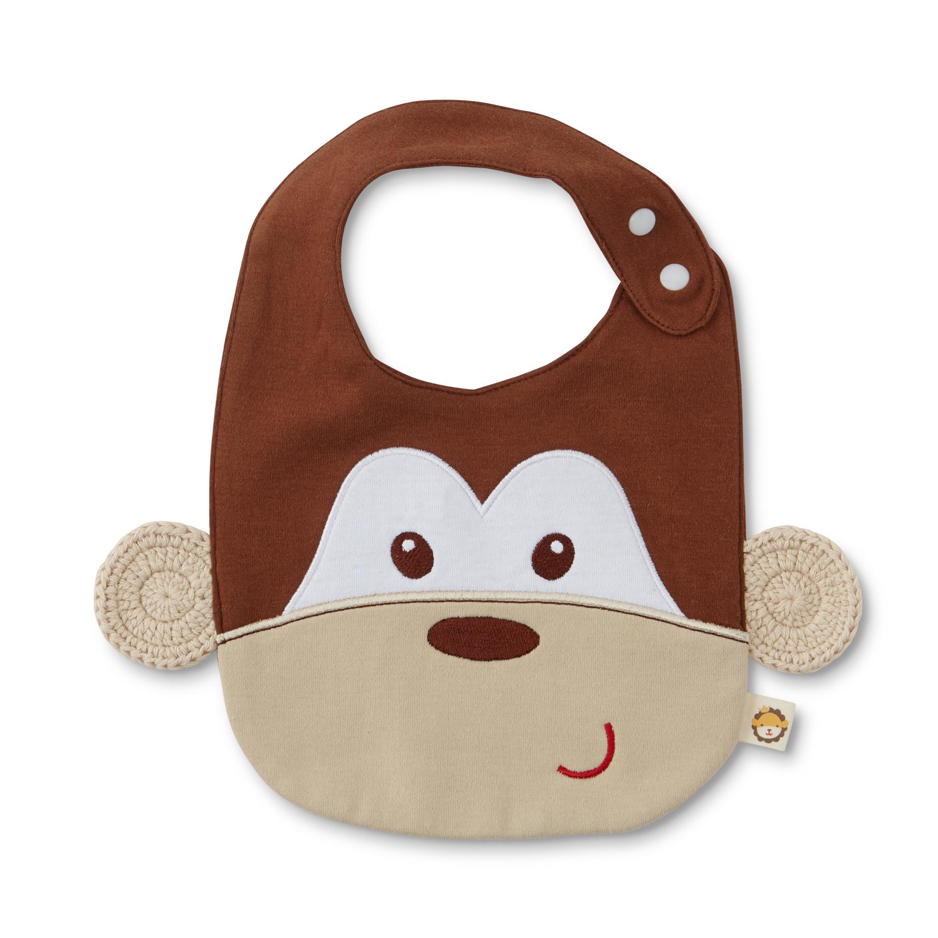 Infants' Bib - Monkey
