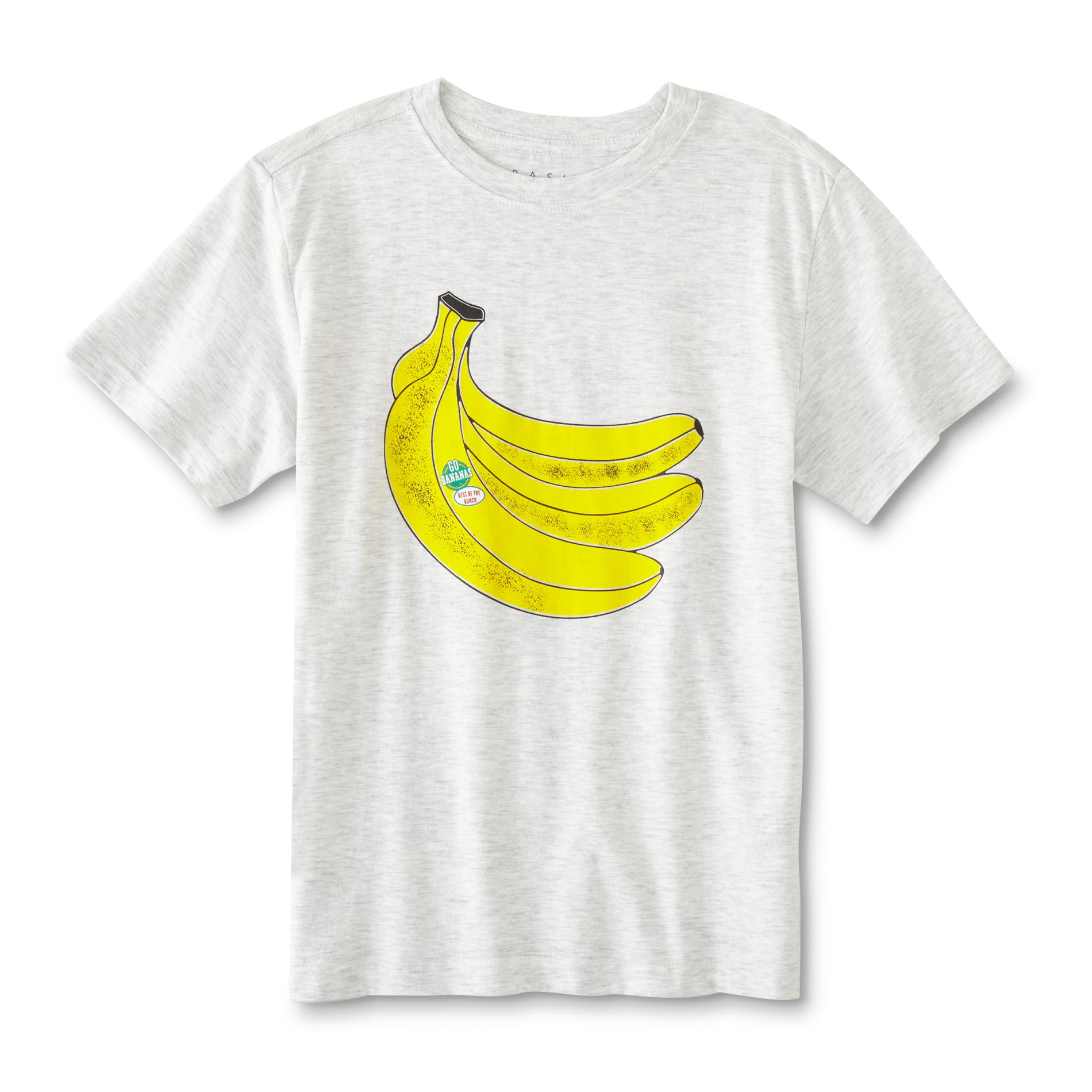 Basic Editions Boys' Scratch & Sniff Graphic T-Shirt - Go Bananas, Size: XS, Moon Blue Grey Basic Editions Boys' Scratch & Sniff Graphic T-Shirt - Go Bananas, Size: XS, Moon Blue Grey