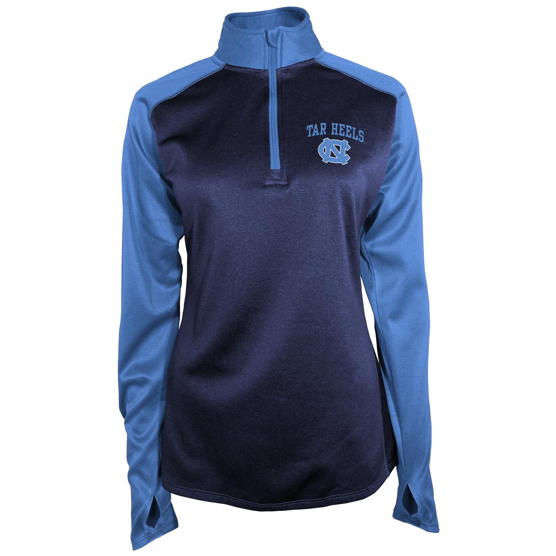 NCAA Women's Quarter-Zip Athletic Shirt - University of North Carolina