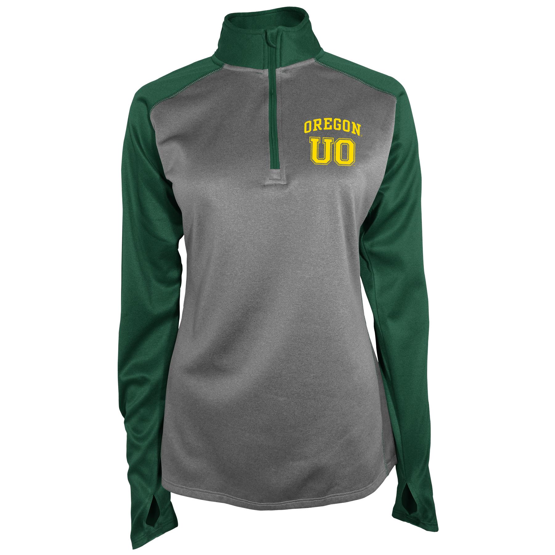 NCAA Women's Quarter-Zip Athletic Shirt - University of Oregon Ducks, Size: Medium NCAA Women's Quarter-Zip Athletic Shirt - University of Oregon Ducks, Size: Medium