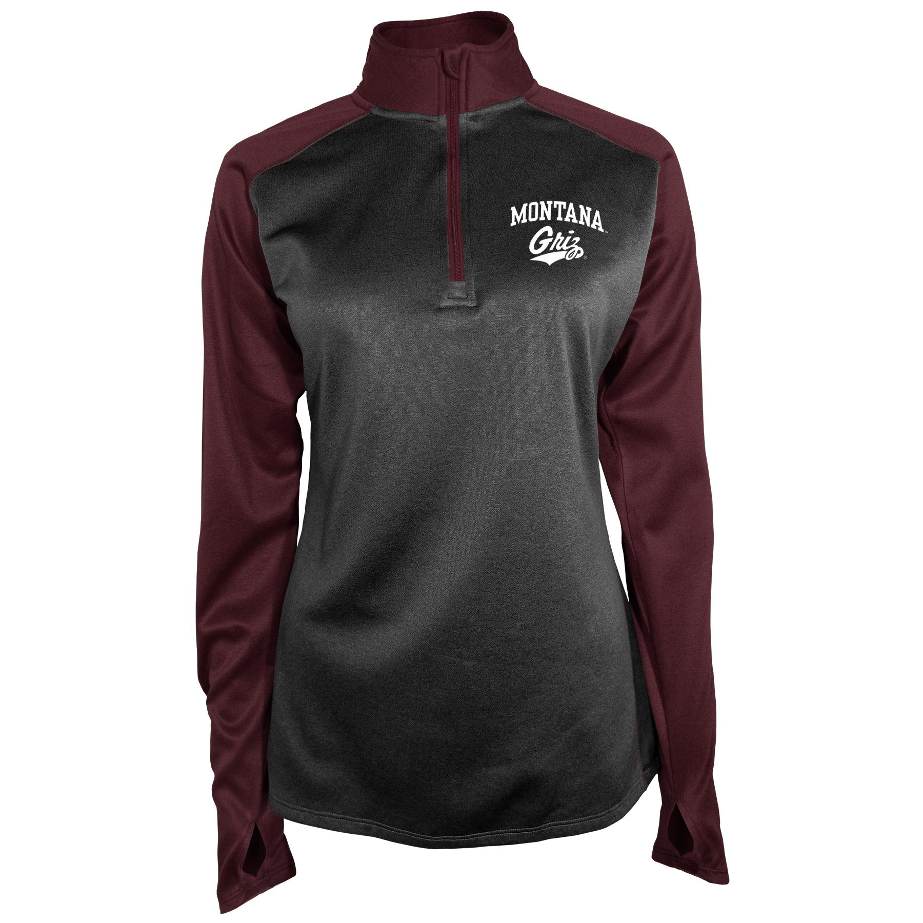 NCAA Women's Quarter-Zip Athletic Shirt - University of Montana