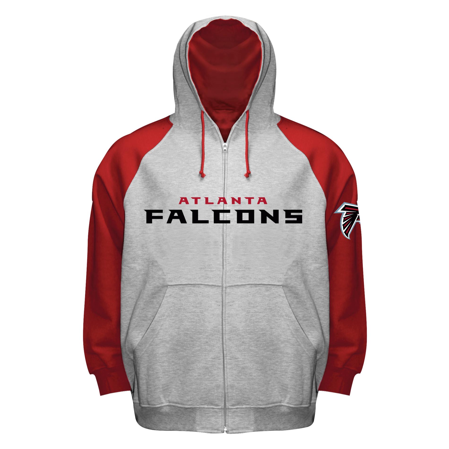NFL Men's Big & Tall Hoodie Jacket - Atlanta Falcons