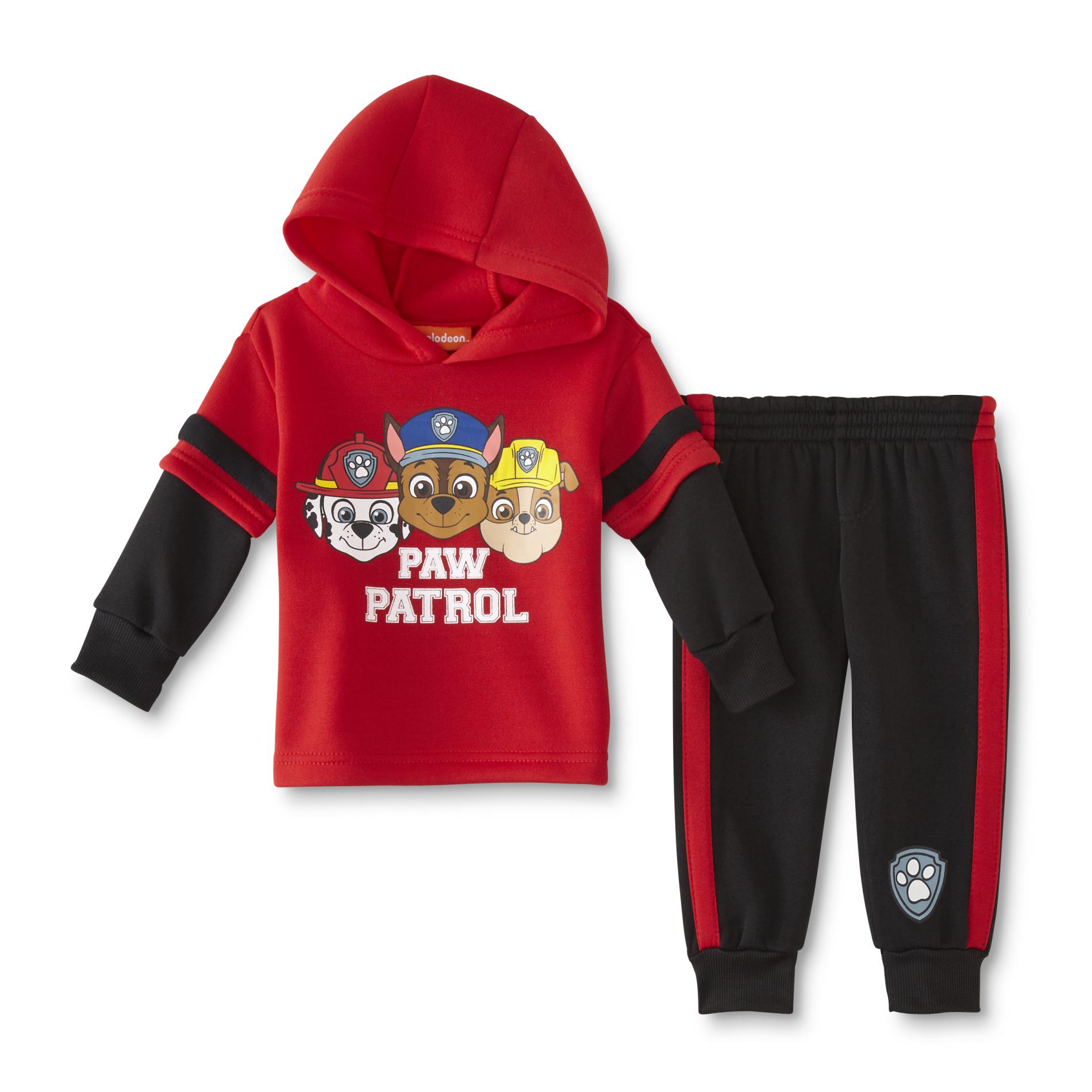 PAW Patrol Infant Boys' Fleece Hoodie & Jogger Pants, Size: 12 months, Red PAW Patrol Infant Boys' Fleece Hoodie & Jogger Pants, Size: 12 months, Red