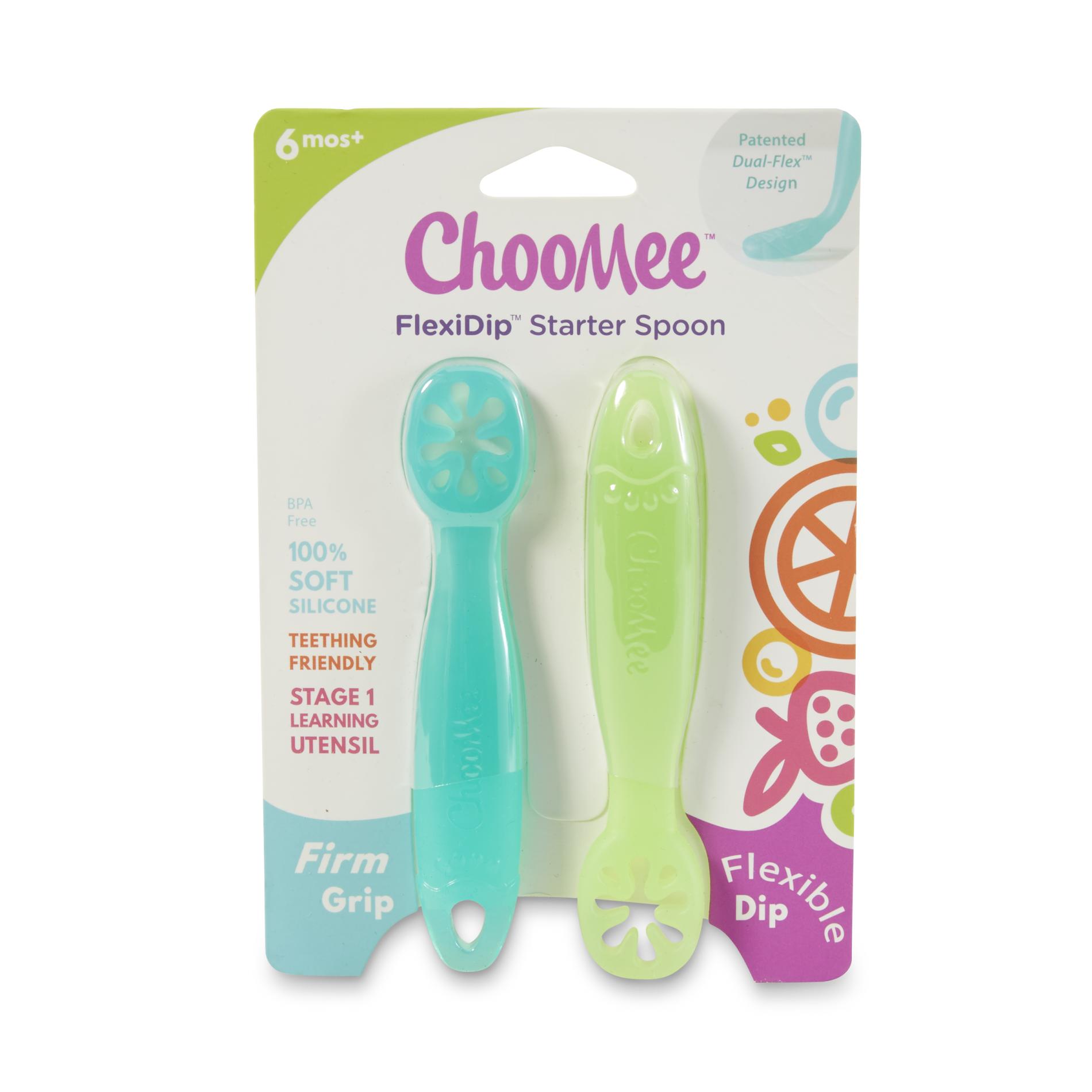 ChooMee FlexiDip Infants' 2-Pack Starter Spoons