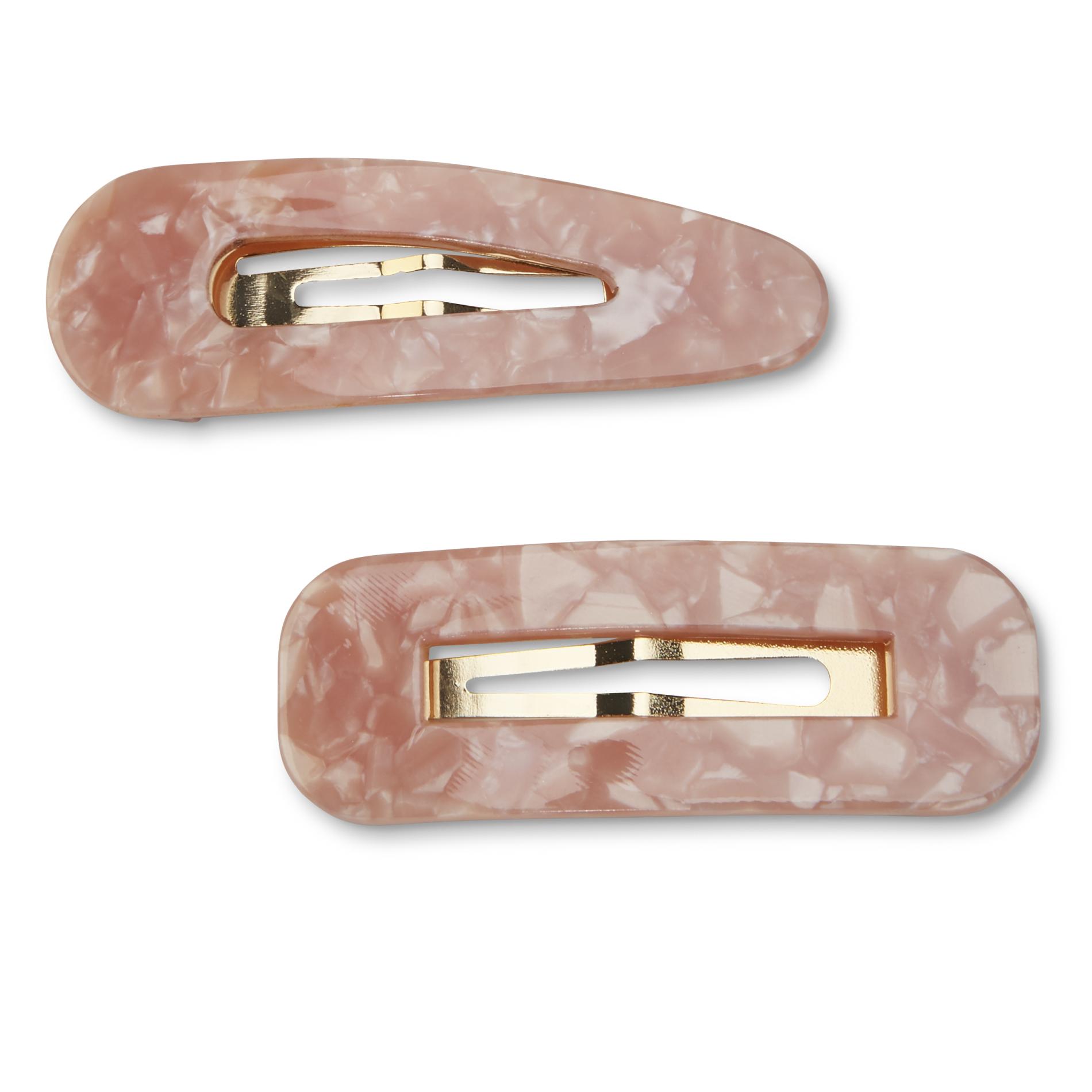 Attention Women's 2-Pack Acrylic Hair Clips