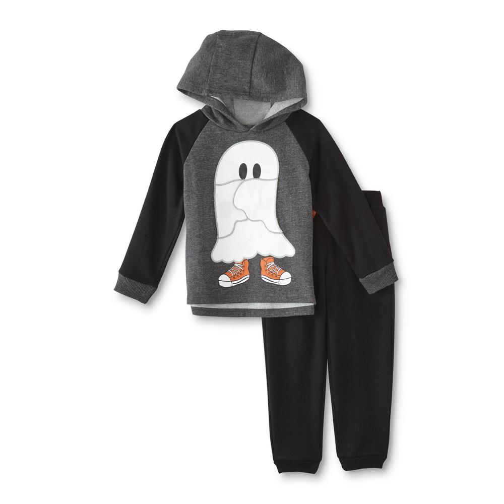 Toughskins Toddler Boys' Halloween Hoodie & Sweatpants - Ghost